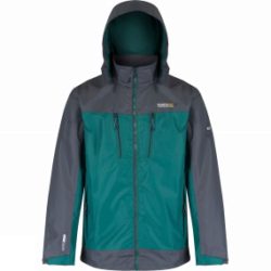 Regatta Mens Calderdale II Jacket Hunter Green / Seal Grey